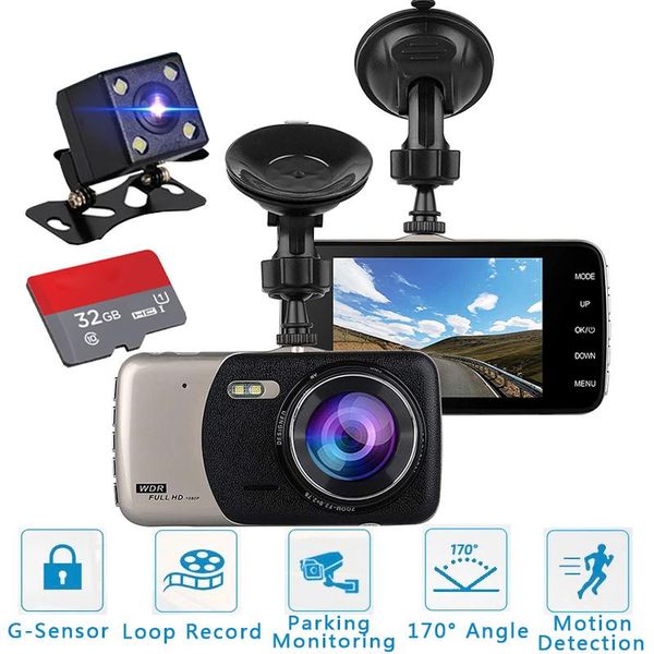 dash cam dual lens fhd 1080p 3.6" ips car dvr vehicle camera front+rear night vision video recorder g-sensor parking mode wdr dvrs
dash cam dual lens fhd 1080p 3.6" ips car dvr vehicle camera front+rear night vision video recorder g-sensor parking mode wdr dvrs