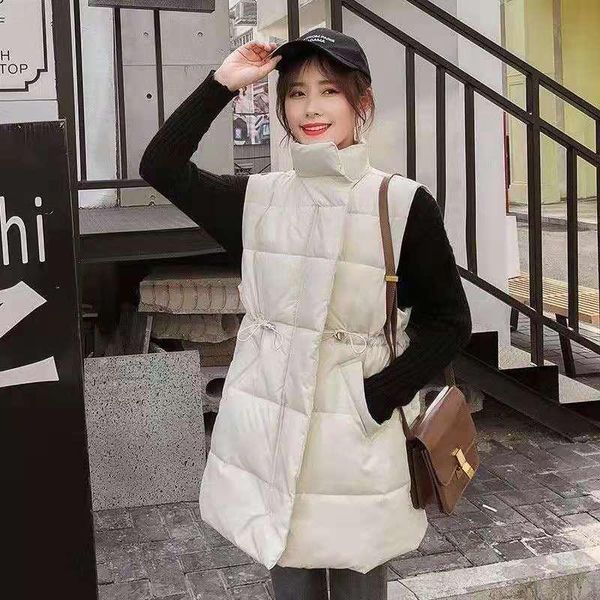 women's vests plus size womens stand collar short vest coats large autumn winter sleeveless cotton padded jackets warm waistcoat y940, Black;white
women's vests plus size womens stand collar short vest coats large autumn winter sleeveless cotton padded jackets warm waistcoat y940, Black;white