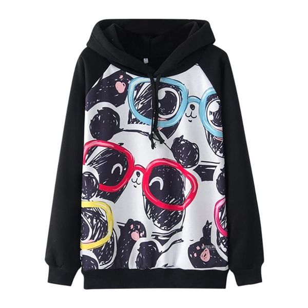 women's hoodies & sweatshirts hip hop women glasses sweatshirt 2021 harajuku casual hoodie loose clothes kpop pullover sudadera mujer, Black
women's hoodies & sweatshirts hip hop women glasses sweatshirt 2021 harajuku casual hoodie loose clothes kpop pullover sudadera mujer, Black