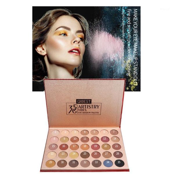 cosmetic matte eyeshadow cream makeup palette shimmer set 35 colors palety cieni paleta de sombras para olhos1
cosmetic matte eyeshadow cream makeup palette shimmer set 35 colors palety cieni paleta de sombras para olhos1