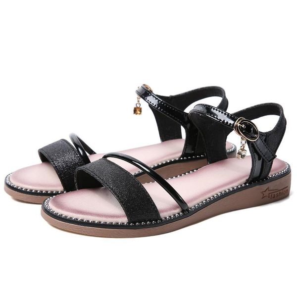 sandals gold bling summer women black flat shoes rubber beach flip flops ladies heels gladiator 41
sandals gold bling summer women black flat shoes rubber beach flip flops ladies heels gladiator 41