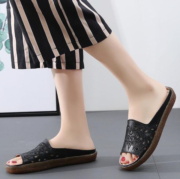 slippers sagace summer soft bottom ladies retro casual shoes women peep toe mother sand beach flip-flops non-slip slides, Black
slippers sagace summer soft bottom ladies retro casual shoes women peep toe mother sand beach flip-flops non-slip slides, Black