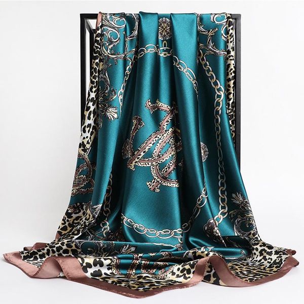 scarves 90*90cm fashion women shawl silk satin hijab female bandana square ladies foulard wrap pareo headcloth kerchief muffler, Blue;gray
scarves 90*90cm fashion women shawl silk satin hijab female bandana square ladies foulard wrap pareo headcloth kerchief muffler, Blue;gray