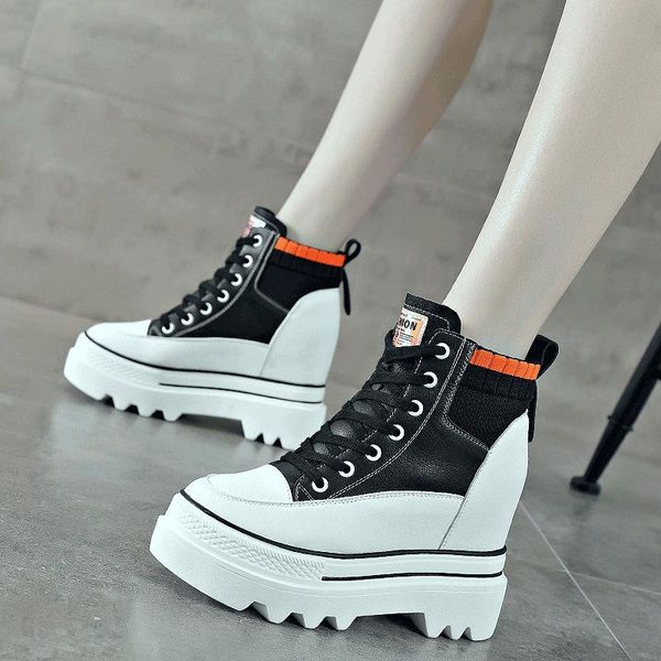 boots thick sole small white shoes women's 2021 type of high rise leather autumn korean casual top, Black
boots thick sole small white shoes women's 2021 type of high rise leather autumn korean casual top, Black