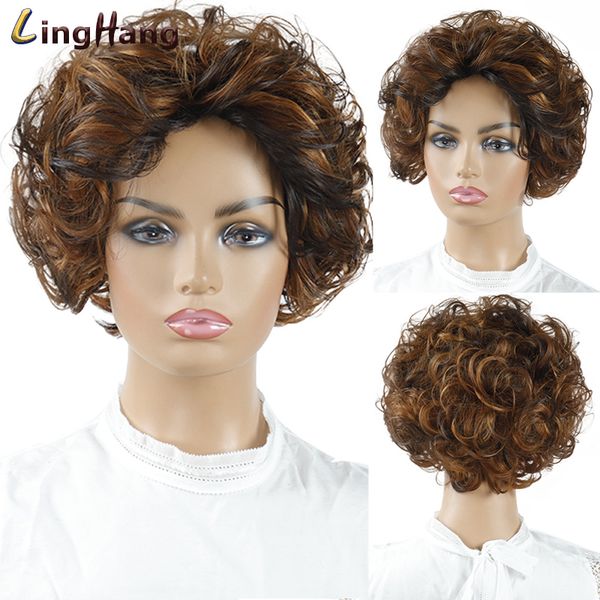 synthetic brown short women wig wavy wigs for women black natural hair heat resistant wigs daily wigfactory direct
synthetic brown short women wig wavy wigs for women black natural hair heat resistant wigs daily wigfactory direct
