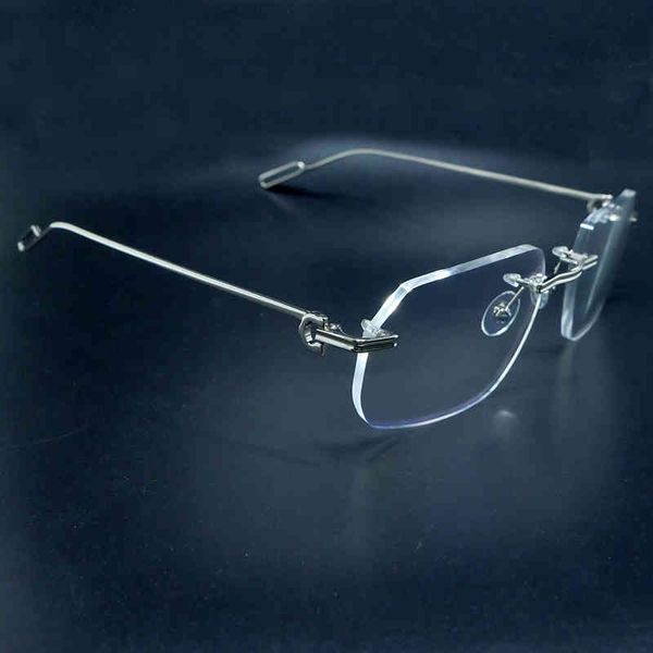 rimless transparent eyeglasses frame fashion carter desinger eye glasses frames fill prescription lens sunglasses shade eyewear, Silver
rimless transparent eyeglasses frame fashion carter desinger eye glasses frames fill prescription lens sunglasses shade eyewear, Silver