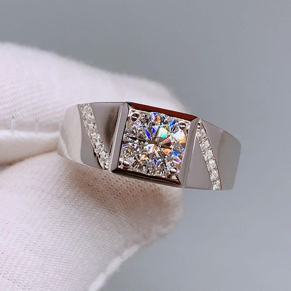 trendy 9k white gold men ring 1ct d color round cut moissanite engagement anniversary cluster rings, Golden;silver
trendy 9k white gold men ring 1ct d color round cut moissanite engagement anniversary cluster rings, Golden;silver