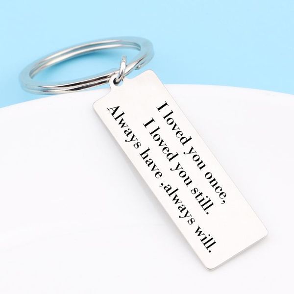 keychains i love you once still key chians accessory lover's women man keys holder tag backpack keyring couples lovers, Silver
keychains i love you once still key chians accessory lover's women man keys holder tag backpack keyring couples lovers, Silver