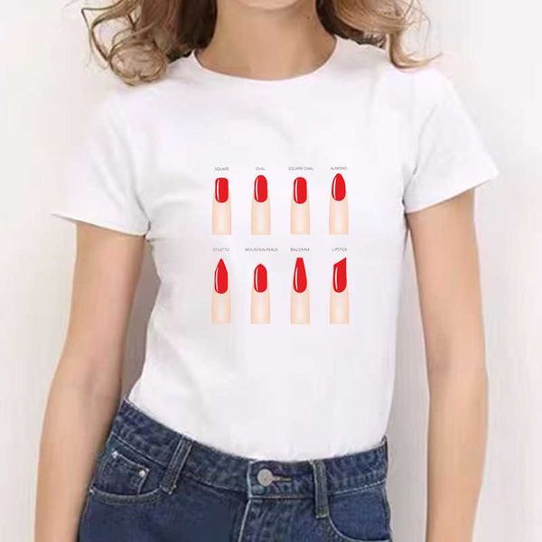 women's t-shirt women tshirt colorful nail print oversized o neck summer short sleeve shirt white female clothing for girl ladies tee
women's t-shirt women tshirt colorful nail print oversized o neck summer short sleeve shirt white female clothing for girl ladies tee