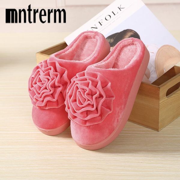 slippers mntrerm winter women warm plush home shoes female rubber flower ladies for and men indoor, Black
slippers mntrerm winter women warm plush home shoes female rubber flower ladies for and men indoor, Black