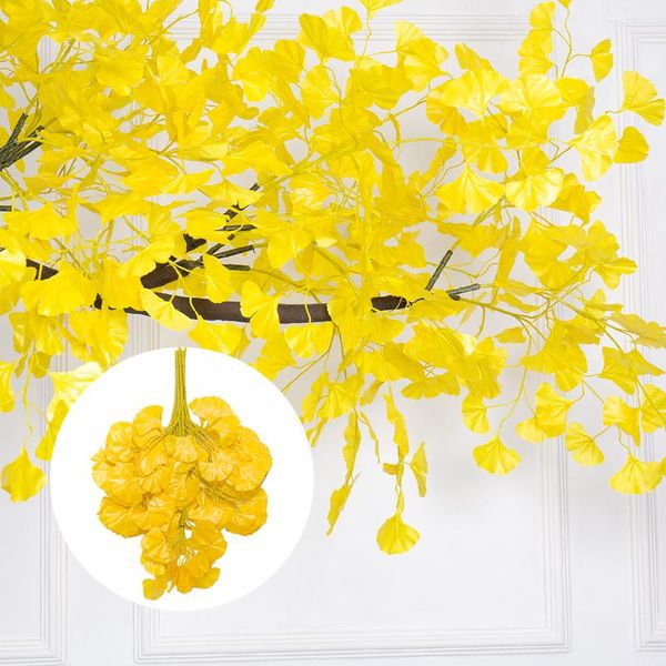 12pc/lot artificial yellow leaves fake tree branch golden ginkgo silk leaf bouquet wall hanging plants wedding home garden decor decorative
12pc/lot artificial yellow leaves fake tree branch golden ginkgo silk leaf bouquet wall hanging plants wedding home garden decor decorative