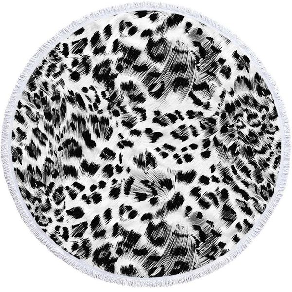 150cm microfiber leopard pattern beach towel round large yoga with tassels mat blanket cover
150cm microfiber leopard pattern beach towel round large yoga with tassels mat blanket cover