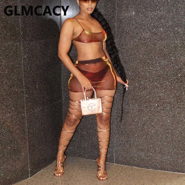 women two piece glitter see through suits mesh crop & mini skirt set 210702, White
women two piece glitter see through suits mesh crop & mini skirt set 210702, White