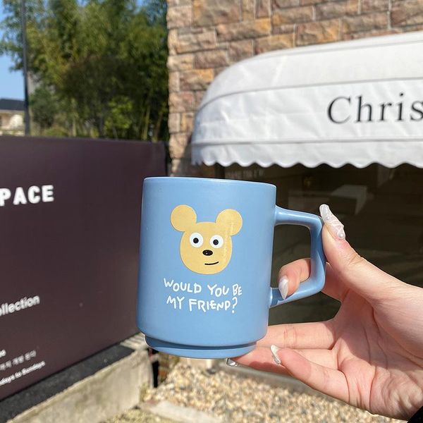 mugs korean good friend cute cream blue bear head mug couple milk cup afternoon tea coffee breakfast ceramic
mugs korean good friend cute cream blue bear head mug couple milk cup afternoon tea coffee breakfast ceramic