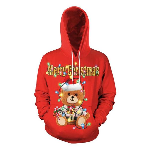 men's sweaters men women funny bear ugly christmas sweater pockets 3d printed autumn winter hoodies sweatshirts pullover xmas jumpers, White;black
men's sweaters men women funny bear ugly christmas sweater pockets 3d printed autumn winter hoodies sweatshirts pullover xmas jumpers, White;black