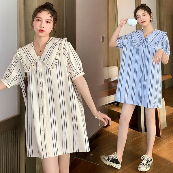 maternity dresses 19708# clothes summer cotton short sleeves loose stylish a line dress pregnant women mom, White
maternity dresses 19708# clothes summer cotton short sleeves loose stylish a line dress pregnant women mom, White