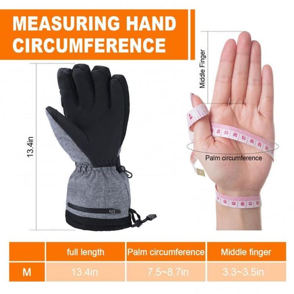 wrist support 1 pair heated gloves usb rechargeable electric 3 heating settings waterproof winter thermal mittens for skiing cycling fishing, Black;red
wrist support 1 pair heated gloves usb rechargeable electric 3 heating settings waterproof winter thermal mittens for skiing cycling fishing, Black;red