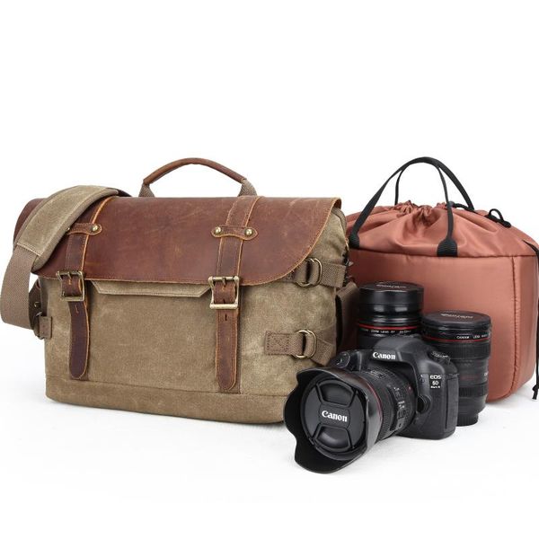 backpack casual vintage water resistant travel waxed canvas leather crossbody lapcamera shoulder bag
backpack casual vintage water resistant travel waxed canvas leather crossbody lapcamera shoulder bag