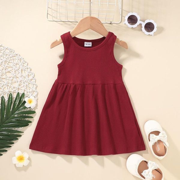 girl's dresses summer 1 2 3 4 5 6 7 8 years girl princess dress cotton solid color suspender ribbed kids for girls children, Red;yellow
girl's dresses summer 1 2 3 4 5 6 7 8 years girl princess dress cotton solid color suspender ribbed kids for girls children, Red;yellow