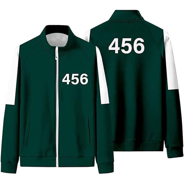 men's jackets men digital printing sweatshirts squid game round six 456 218 autumn winter sports zipper pocket cardigan, Black;brown
men's jackets men digital printing sweatshirts squid game round six 456 218 autumn winter sports zipper pocket cardigan, Black;brown