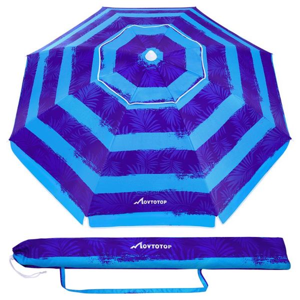 tents and shelters movtobeach umbrella 6.5ft sand uv protection windproof striped design with aluminum pole (dark blue)
tents and shelters movtobeach umbrella 6.5ft sand uv protection windproof striped design with aluminum pole (dark blue)