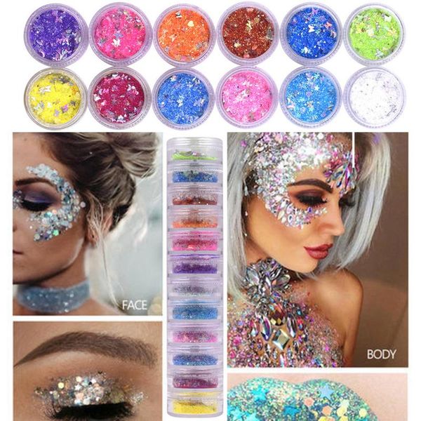 nail glitter 12 layers matte eyeshadow stage makeup sequins supplies colors shimmer flash eye make up cosmetics tslm1, Silver;gold
nail glitter 12 layers matte eyeshadow stage makeup sequins supplies colors shimmer flash eye make up cosmetics tslm1, Silver;gold
