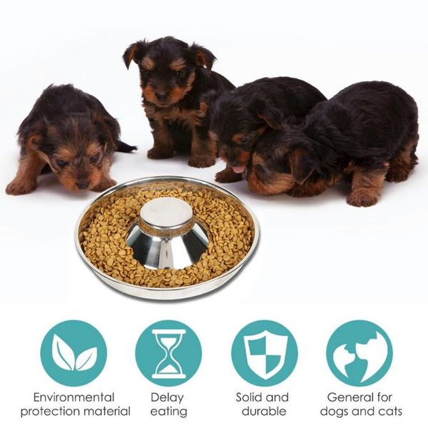 cat bowls & feeders pet bowl dog feeder slow plate stainless steel food bowla for pets dogs cats
cat bowls & feeders pet bowl dog feeder slow plate stainless steel food bowla for pets dogs cats