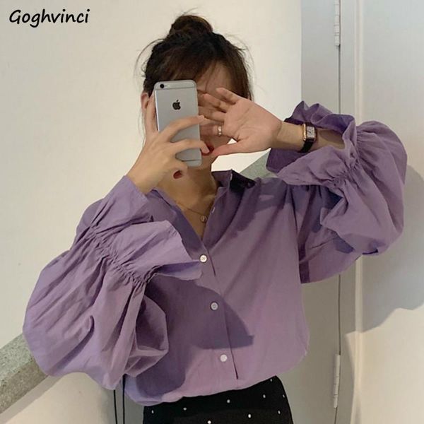 women's blouses & shirts women single breasted button loose korean style chic leisure casual kawaii lovely vintage womens fashion, White
women's blouses & shirts women single breasted button loose korean style chic leisure casual kawaii lovely vintage womens fashion, White