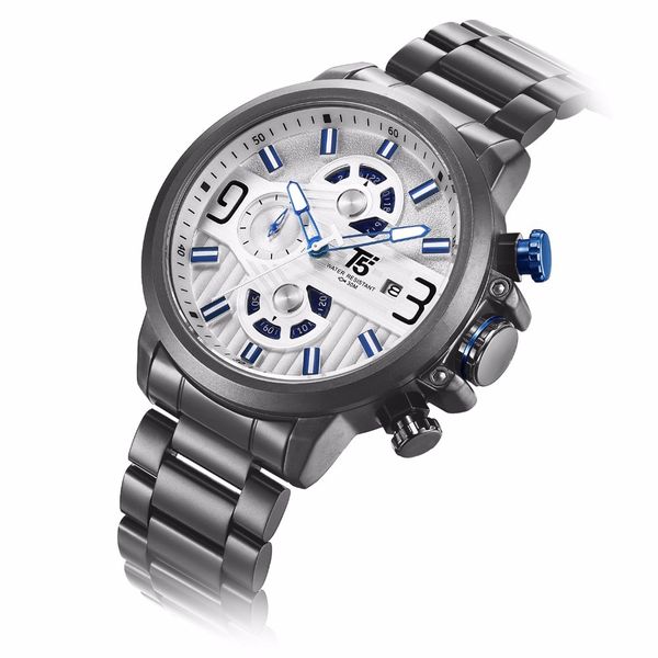brand luxury business style black watch quartz chronograph man waterproof sport men watches new fashion products in europe and america wrist, Slivery;brown
brand luxury business style black watch quartz chronograph man waterproof sport men watches new fashion products in europe and america wrist, Slivery;brown