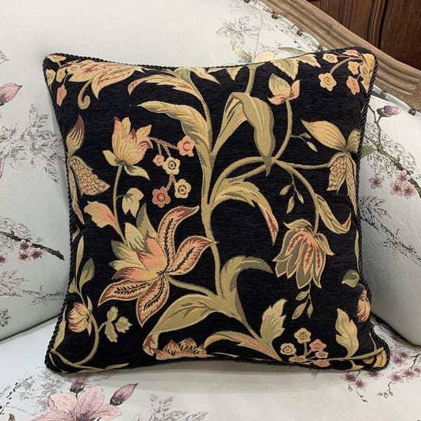 deluxe floral black chenille american sytle velvet pipping throw pillow case soft heavy cushion cover 45 x 45cm sell by piece cushion/decora
deluxe floral black chenille american sytle velvet pipping throw pillow case soft heavy cushion cover 45 x 45cm sell by piece cushion/decora