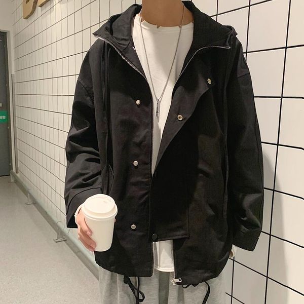 men's jackets fashion jacket men spring autumn casual streetwear solid color hoodie clothing waterproof clothes coat outwear, Black;brown
men's jackets fashion jacket men spring autumn casual streetwear solid color hoodie clothing waterproof clothes coat outwear, Black;brown