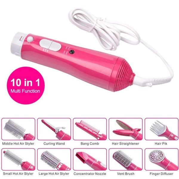 air brush hair dryer & volumizer 10 in 1 styler for rotating straightening curling salon ceramic electric blow brushes
air brush hair dryer & volumizer 10 in 1 styler for rotating straightening curling salon ceramic electric blow brushes