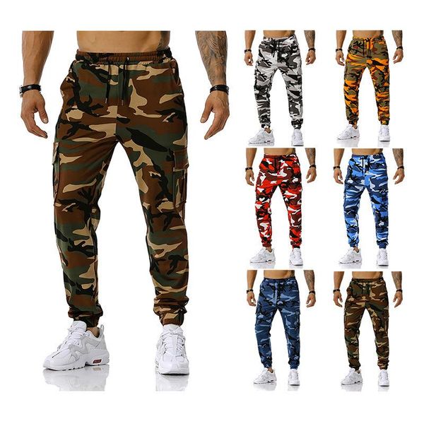 spring and autumn men's camouflage tie up with pocket sweatpants loose-fitting jogger pants, Black
spring and autumn men's camouflage tie up with pocket sweatpants loose-fitting jogger pants, Black