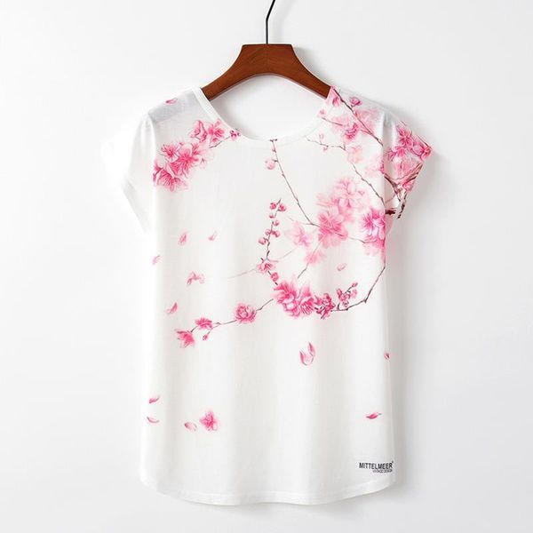 spring summer novelty harajuku kawaii women t shirt cute style flower print short sleeve size l xl, White
spring summer novelty harajuku kawaii women t shirt cute style flower print short sleeve size l xl, White