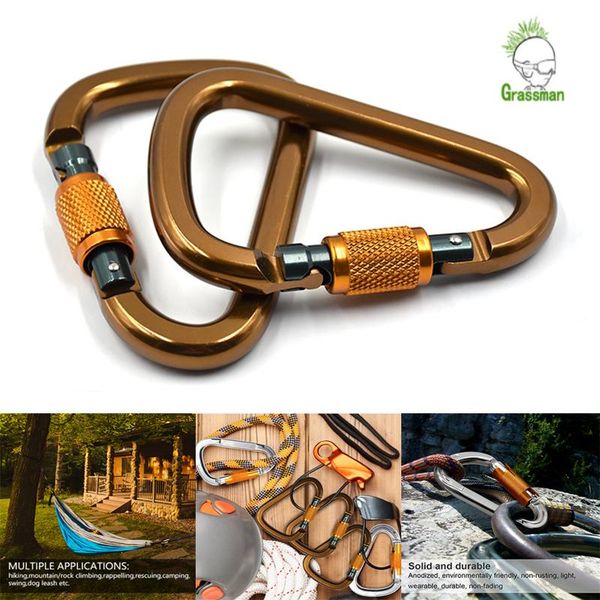 professional climbing carabiner d shape 25kn aviation aluminum key hooks ascend safety master lock outdoor protective equipment cords, sling
professional climbing carabiner d shape 25kn aviation aluminum key hooks ascend safety master lock outdoor protective equipment cords, sling