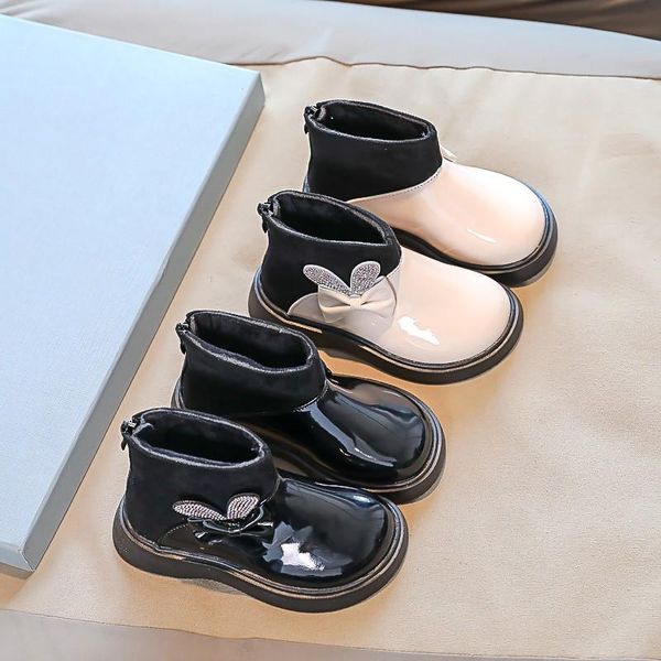 boots children ankle patent leather warm winter sweet girl' short boot bowknot crystal fashion 22-31 toddler kids, Black;grey
boots children ankle patent leather warm winter sweet girl' short boot bowknot crystal fashion 22-31 toddler kids, Black;grey