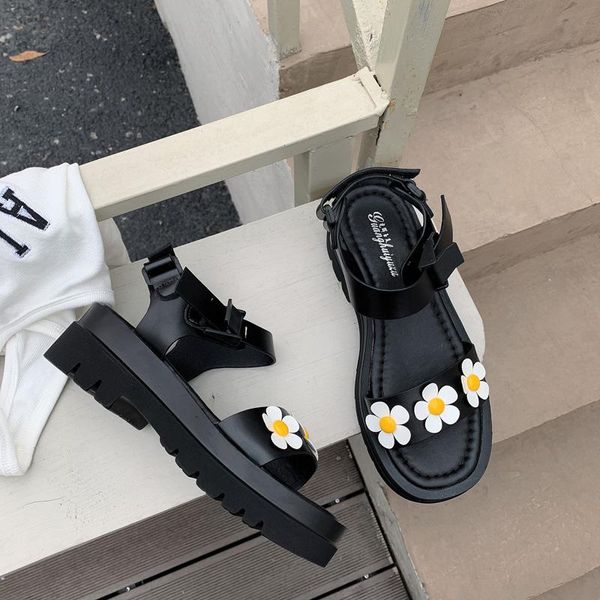 sandals bohemia flower chunky heel platform women buckle strap black punk y2k shoes summer beach goth
sandals bohemia flower chunky heel platform women buckle strap black punk y2k shoes summer beach goth