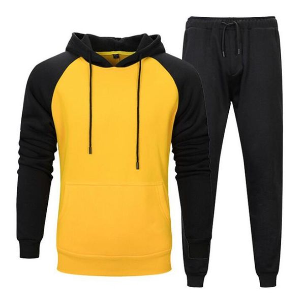 men's tracksuits spring men pullover sports thick warm hoodie 2-piece set 2021 autumn winter matching loose long sleeve + trousers, Gray
men's tracksuits spring men pullover sports thick warm hoodie 2-piece set 2021 autumn winter matching loose long sleeve + trousers, Gray