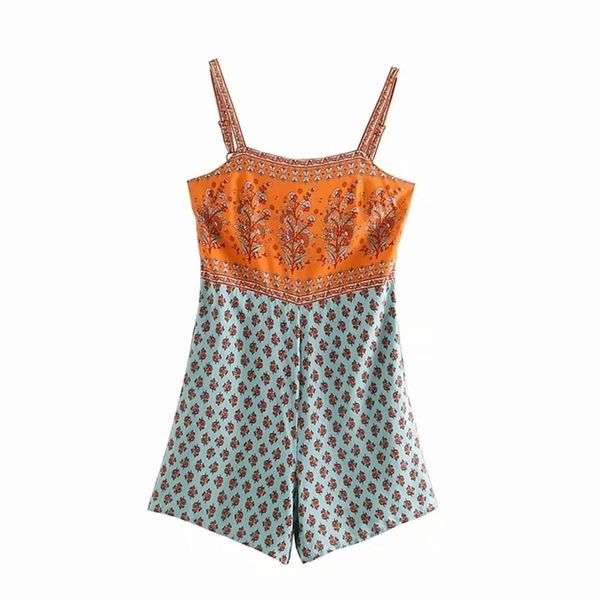 women stylish chic vintage tribal national style floral print suspenders short jumpsuits female elegant 210531, Black;white
women stylish chic vintage tribal national style floral print suspenders short jumpsuits female elegant 210531, Black;white