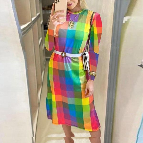 casual dresses 2021 fall dress women's color plaid year ruffled straight long sleeve, Black;gray
casual dresses 2021 fall dress women's color plaid year ruffled straight long sleeve, Black;gray
