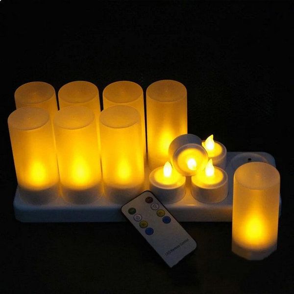 candles set of 12 remote controlled rechargeable flameless tealight candle lamp 4h/8h timer controller frosted holder f/xmas party decor
candles set of 12 remote controlled rechargeable flameless tealight candle lamp 4h/8h timer controller frosted holder f/xmas party decor