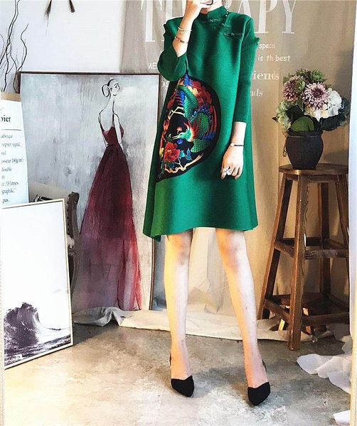 casual dresses miyake pleated fashion style printed dress 2021 autumn loose thin large size folda a-line mid-length retro skirt, Black;gray
casual dresses miyake pleated fashion style printed dress 2021 autumn loose thin large size folda a-line mid-length retro skirt, Black;gray