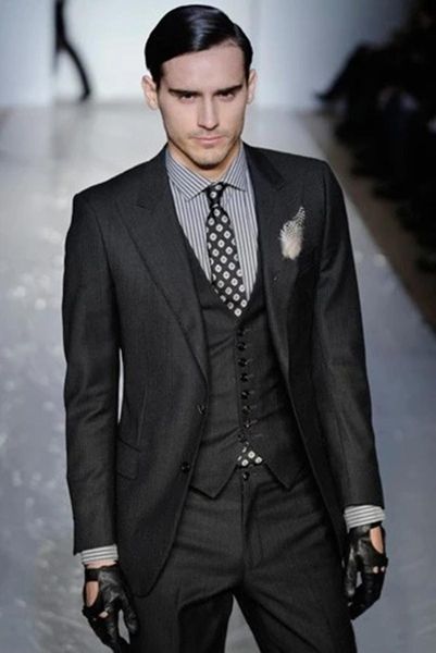 men's suits & blazers groom tuxedo groomsmen charcoal gray wedding/dinner/evening man bridegroom (jacket+pants+vest) 3 piece costume ho, White;black
men's suits & blazers groom tuxedo groomsmen charcoal gray wedding/dinner/evening man bridegroom (jacket+pants+vest) 3 piece costume ho, White;black