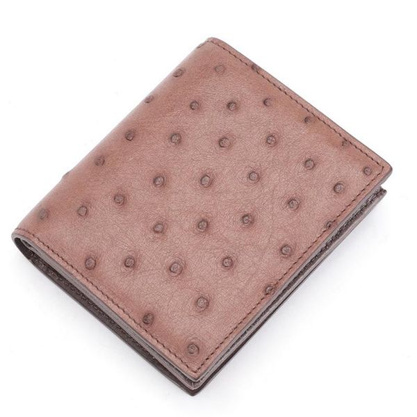wallets ostrich leather wallet men's short daily casual cross-section multi-card, Red;black
wallets ostrich leather wallet men's short daily casual cross-section multi-card, Red;black
