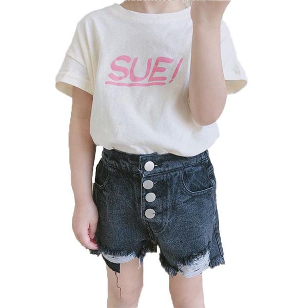 arrival girls summer high waist holes short denim jeans toddler kids stretch ripped buttons shorts baby trousers pants, Black
arrival girls summer high waist holes short denim jeans toddler kids stretch ripped buttons shorts baby trousers pants, Black