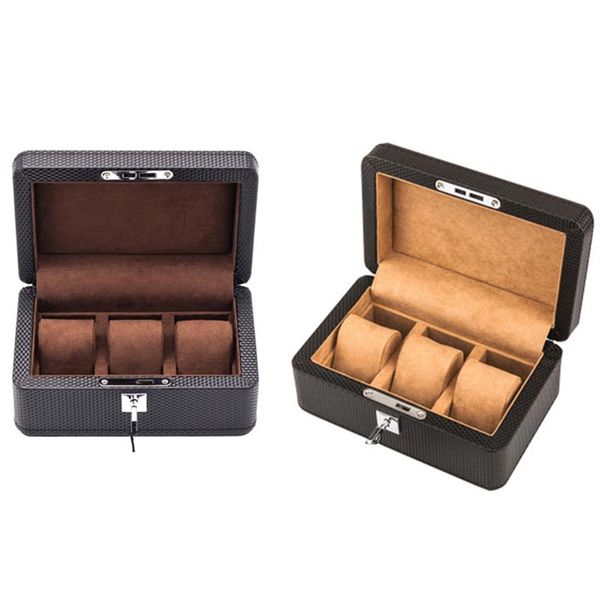 watch boxes & cases 3 slots leather box case black mechanical organizer with lock women jewelry storage holder gift, Black;blue
watch boxes & cases 3 slots leather box case black mechanical organizer with lock women jewelry storage holder gift, Black;blue