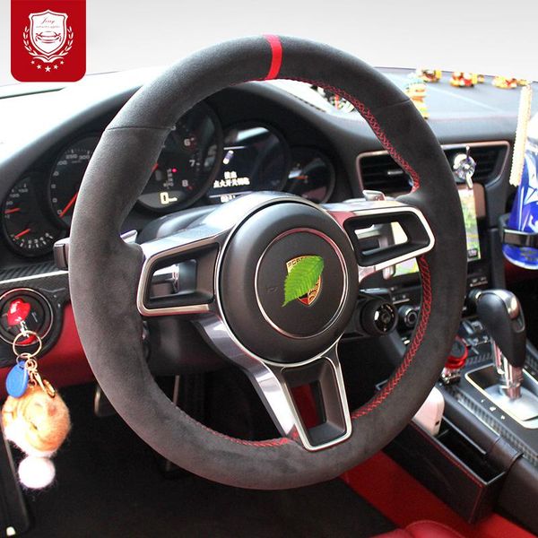 for porsche macan cayenne taycan panamra macan cayenne 971 911 auto alcantara steering wheel cover hand grip car accessories
for porsche macan cayenne taycan panamra macan cayenne 971 911 auto alcantara steering wheel cover hand grip car accessories