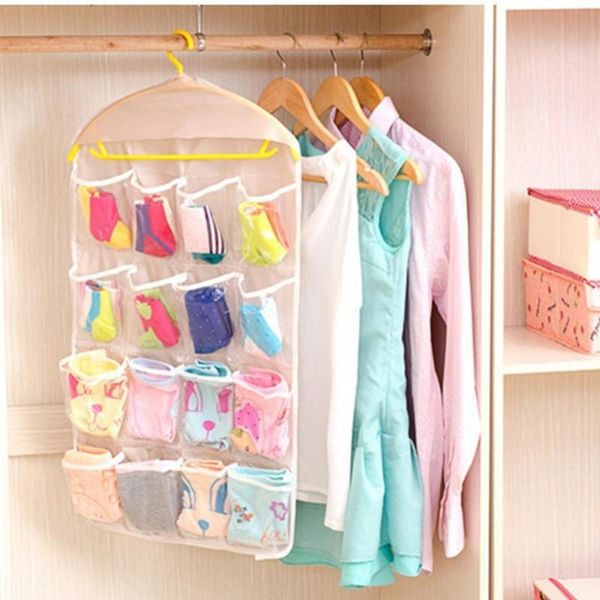 clothing hanger closet shoes underpants storage bag 16 pockets foldable wardrobe hanging bags socks briefs practical organizer boxes & bins
clothing hanger closet shoes underpants storage bag 16 pockets foldable wardrobe hanging bags socks briefs practical organizer boxes & bins