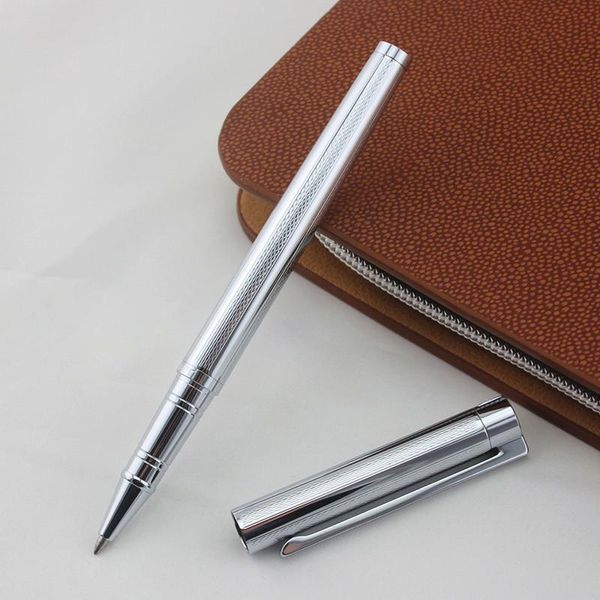 gel pens jinhao silver 126 full metal rollerball pen good writing black ink medium refill ballpoint school supplies gift box
gel pens jinhao silver 126 full metal rollerball pen good writing black ink medium refill ballpoint school supplies gift box