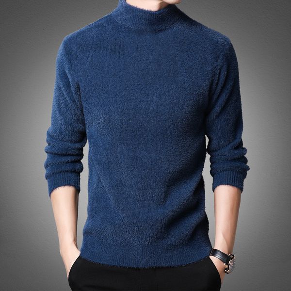 winter imitation sweater high neck pullover thickened fashion young men's mink wool warm knitted bottomed shirt, White;black
winter imitation sweater high neck pullover thickened fashion young men's mink wool warm knitted bottomed shirt, White;black